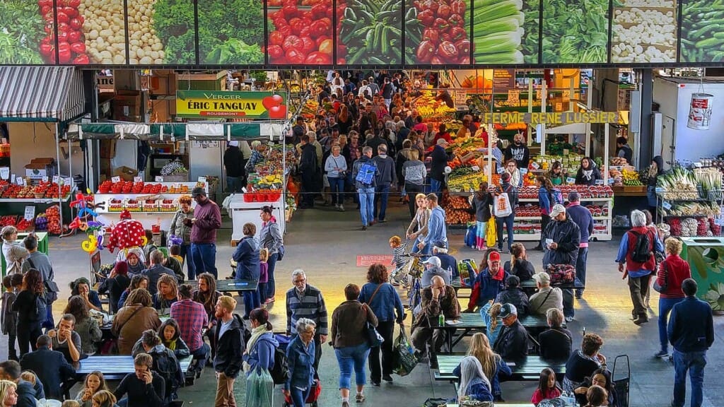 Marche Jean Talon Farmers Market Little Italy and Jean Talon Market walking tour with MTL Detours in Montreal Canada